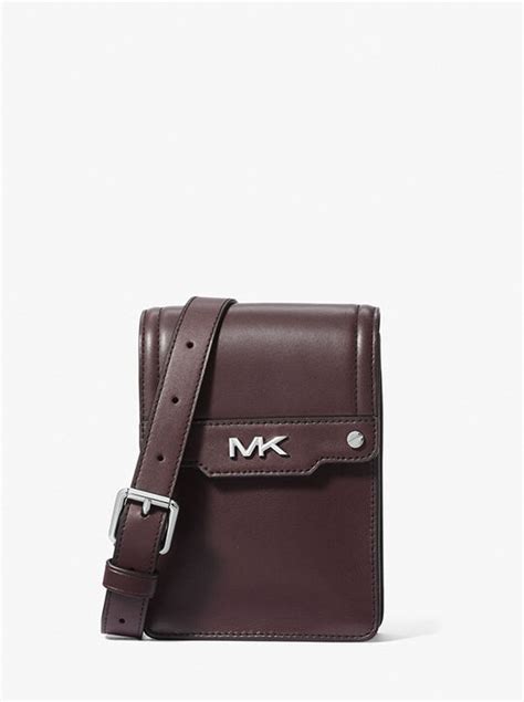 Varick Leather Smartphone Crossbody Bag 